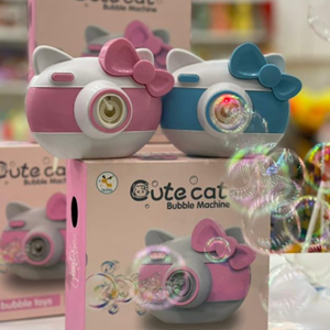 دستگاه حباب ساز دوربینی طرح کیتی Cute Cat Bubble Machine-اسباب بازی